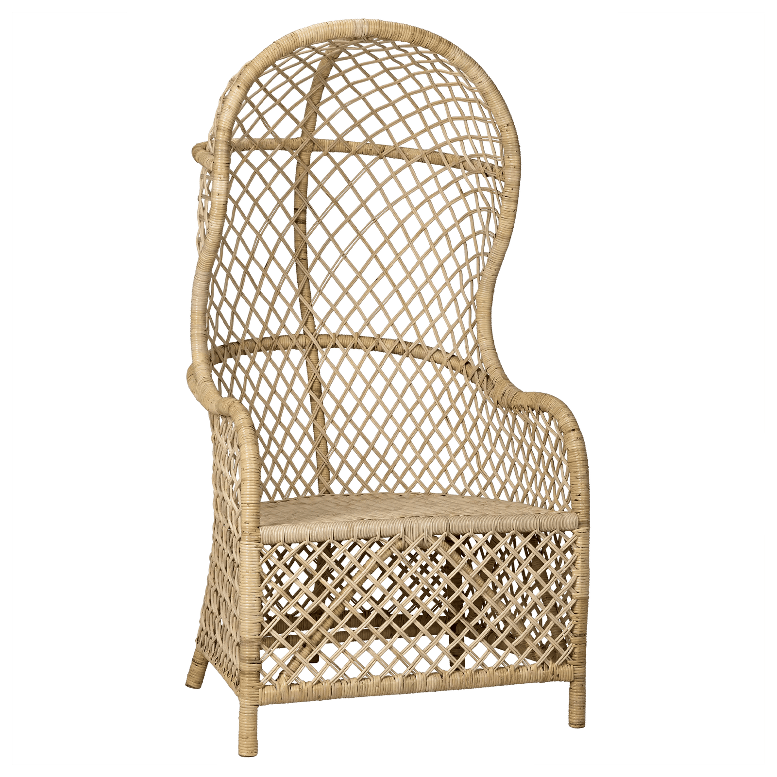 Noir Gigi Chair, Rattan ACCENT + LOUNGE CHAIRS