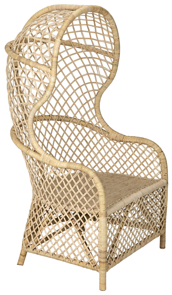 American Home Furniture | Noir - Gigi Chair, Rattan