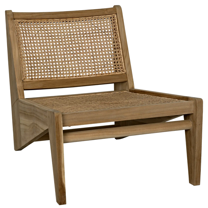 American Home Furniture | Noir - Udine Chair With Caning, Teak