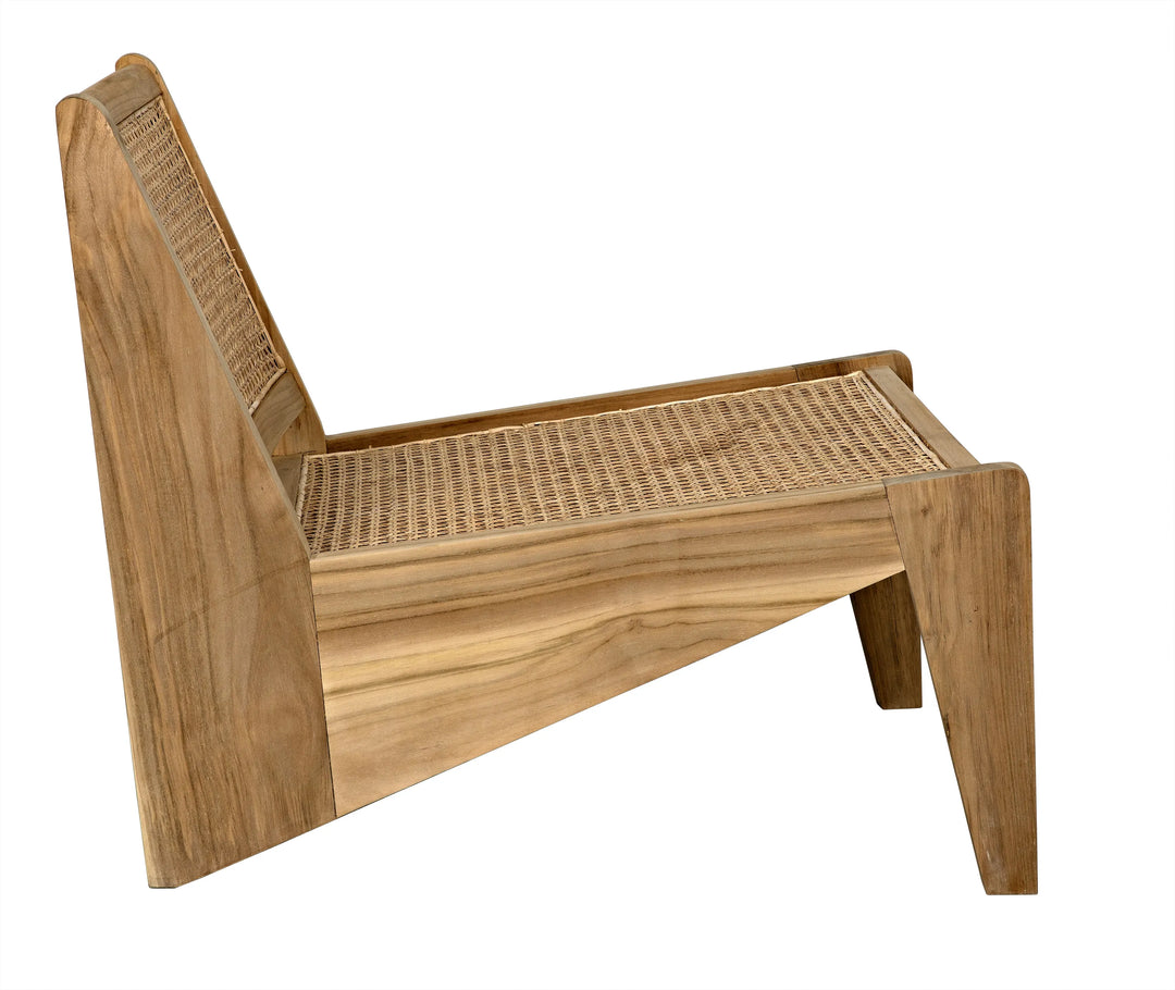 American Home Furniture | Noir - Udine Chair With Caning, Teak