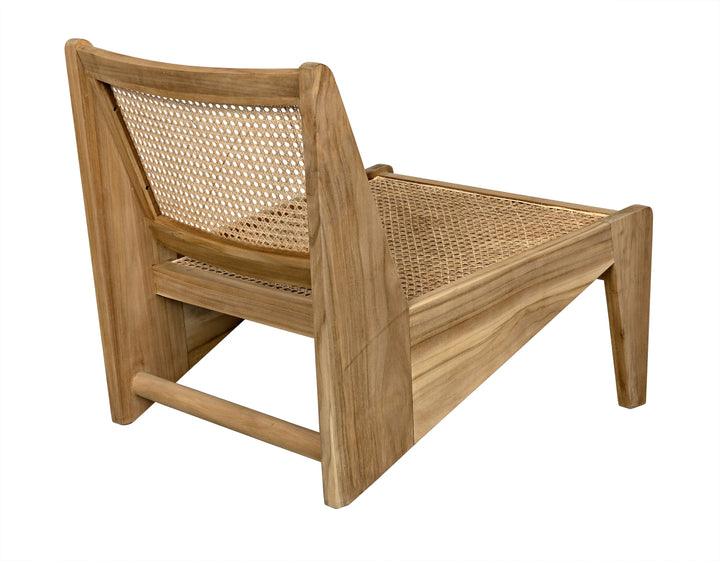 American Home Furniture | Noir - Udine Chair With Caning, Teak