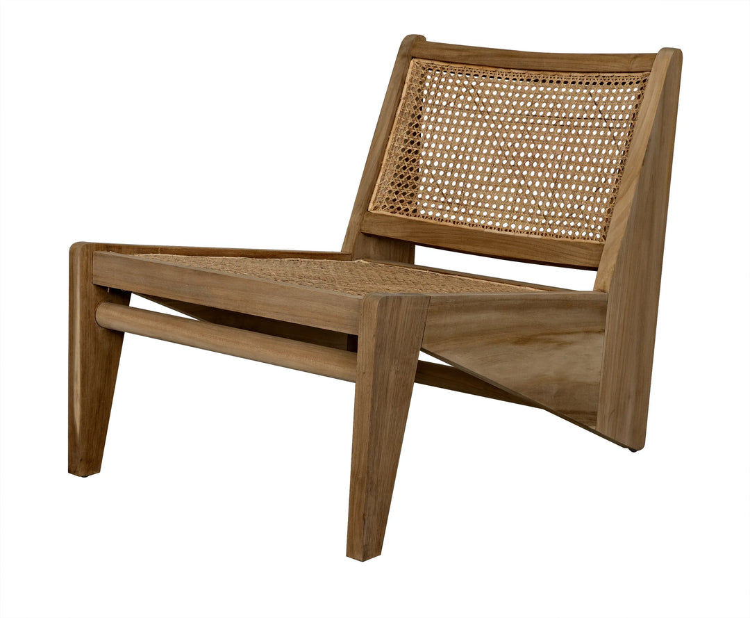 American Home Furniture | Noir - Udine Chair With Caning, Teak