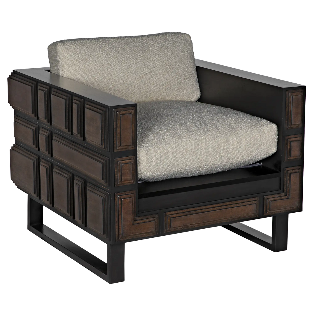 American Home Furniture | Noir - Bonfantini Chair w/US Made Cushions