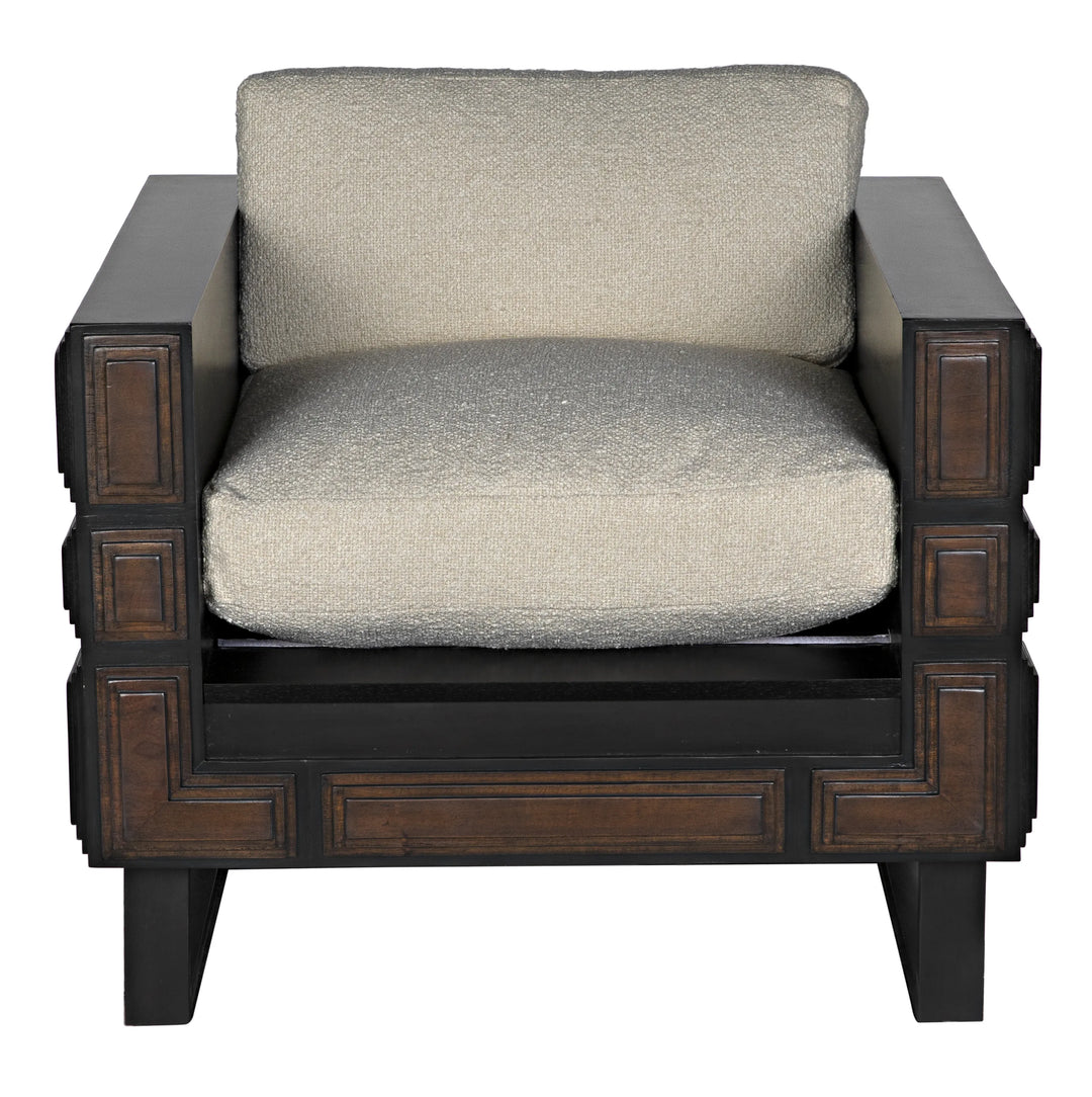 American Home Furniture | Noir - Bonfantini Chair w/US Made Cushions