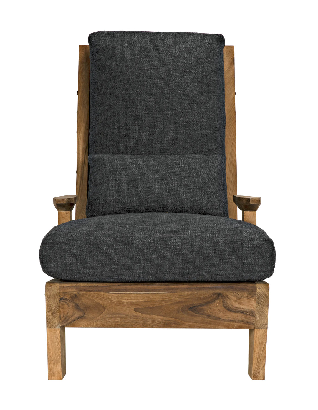 American Home Furniture | Noir - Baruzzi Chair, Teak w/US Made Cushions