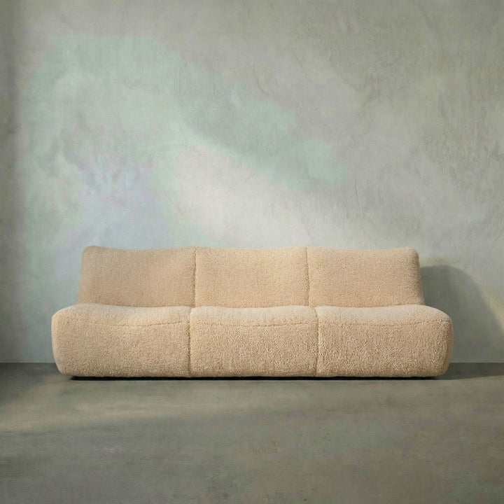 Noir - McClain 3 Seater, Camel Fabric - SOF332CMF