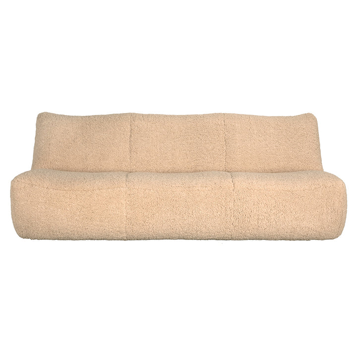 Noir - McClain 3 Seater, Camel Fabric - SOF332CMF