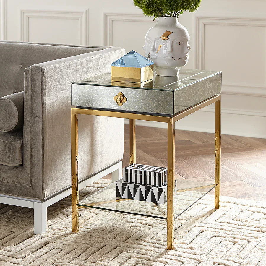 Jonathan Adler Delphine Tall Side Table ACCENT TABLES