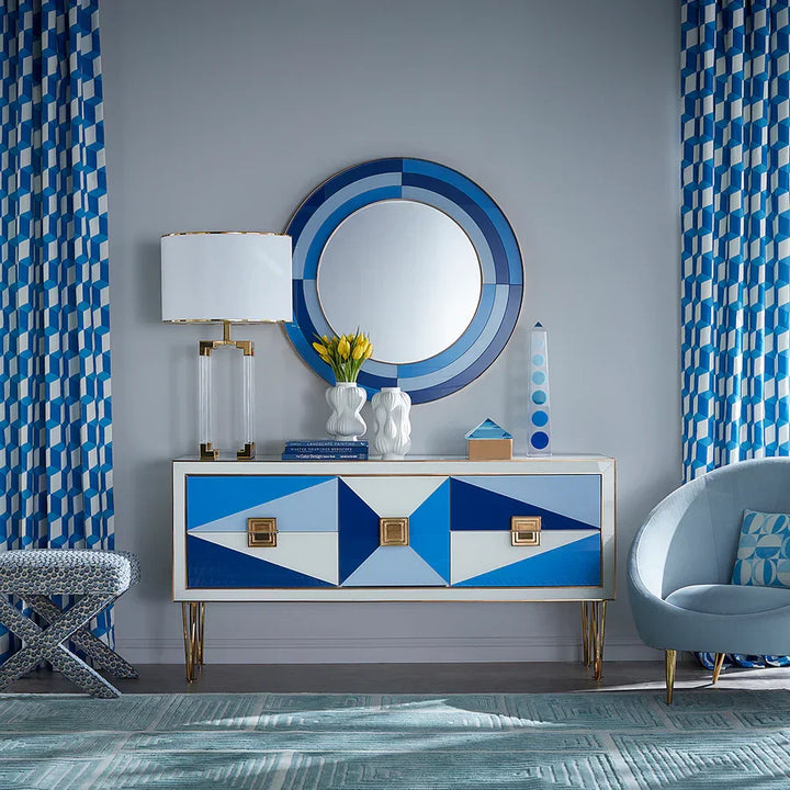 Harlequin Round Mirror