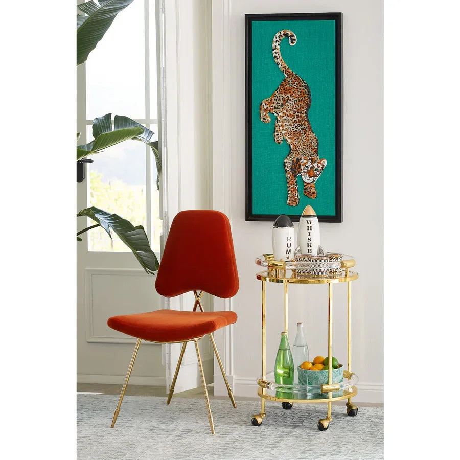 Jonathan Adler Jacques Round Bar Cart BAR + BAR CARTS