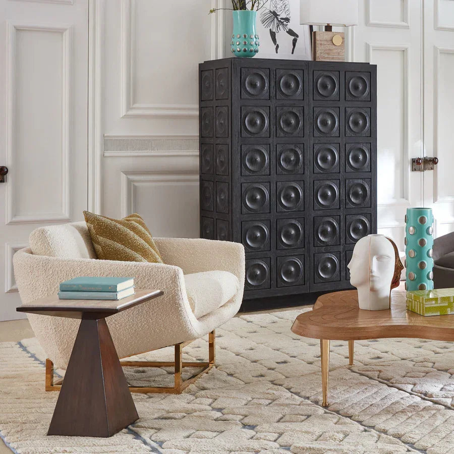 Jonathan Adler Antwerp Circles Cabinet SIDEBOARDS + CREDENZAS
