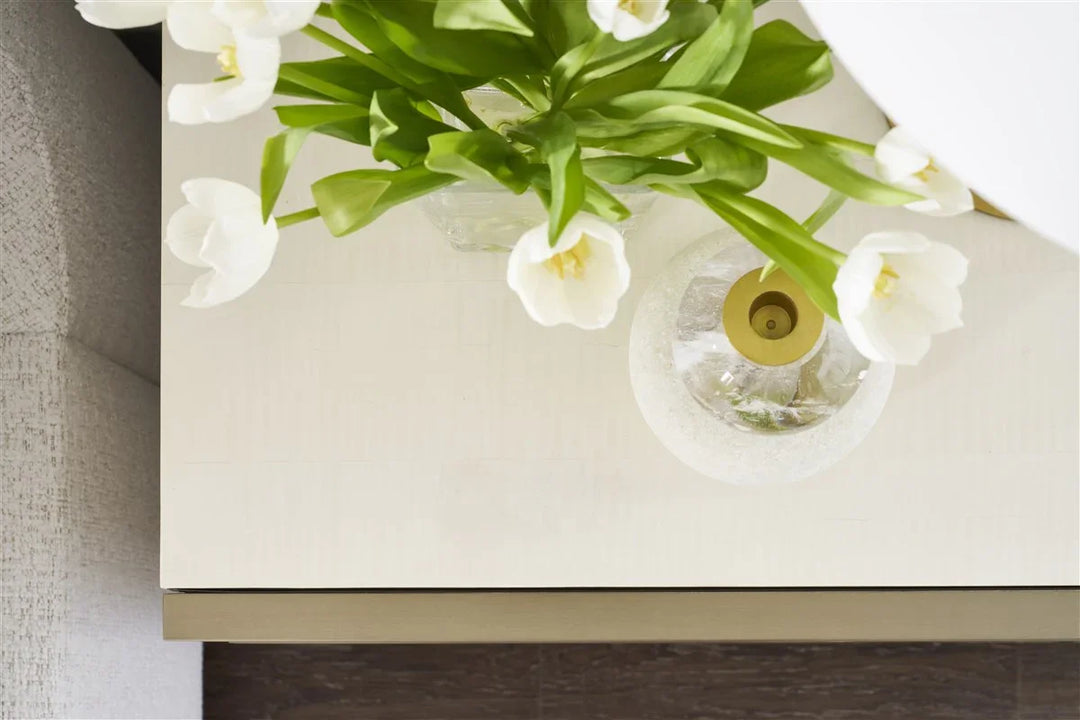 American Home Furniture Vanguard Furniture Splendor Selenite Nightstand Medium