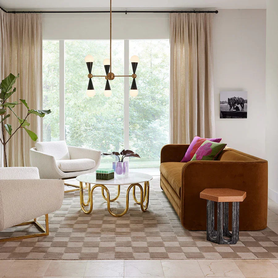 Jonathan Adler Sunset Sleeper Sofa - Venice Cognac SOFAS + SECTIONALS