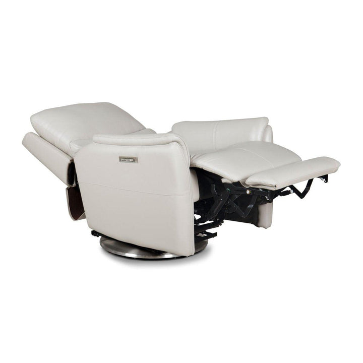 Salem Swivel Recliner w/Power Recliner - AmericanHomeFurniture