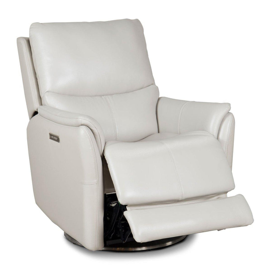 Salem Swivel Recliner w/Power Recliner - AmericanHomeFurniture