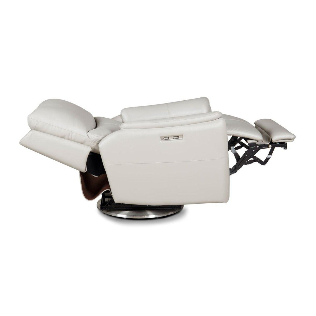 Salem Swivel Recliner w/Power Recliner - AmericanHomeFurniture