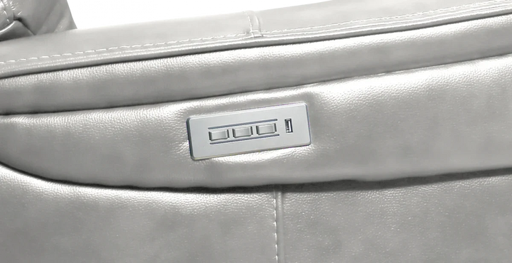 Sanibel Console Loveseat w/Power Recline, Power Head Rests, Power Lumbar & Wireless Charger (Lay Flat)