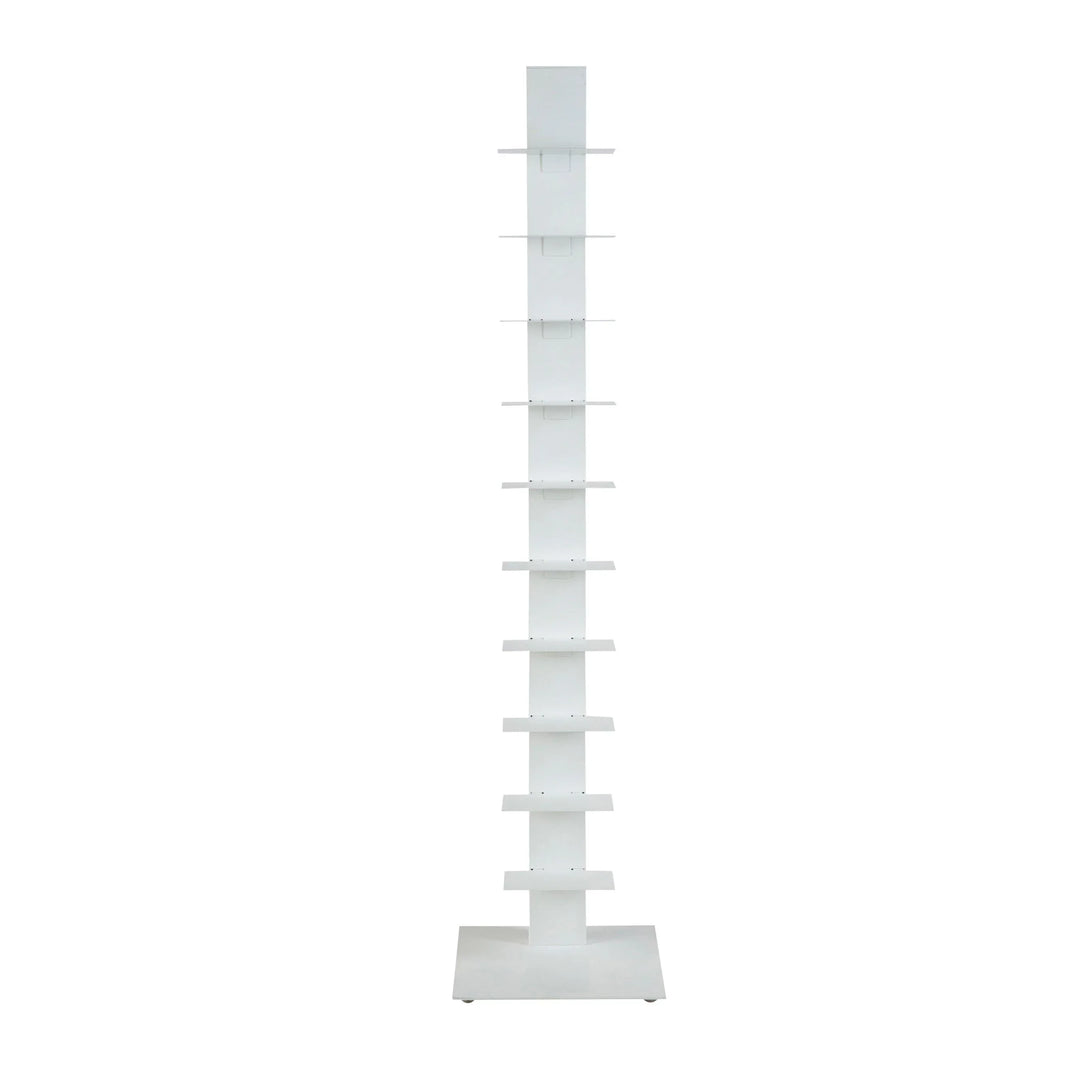 SAPIENS 60" BOOKCASE/SHELF/SHELVING TOWER IN WHITE