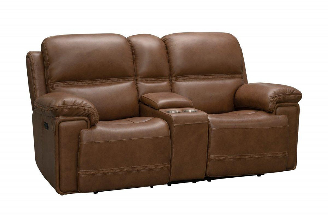Sedrick Power Reclining Console Loveseat - AmericanHomeFurniture