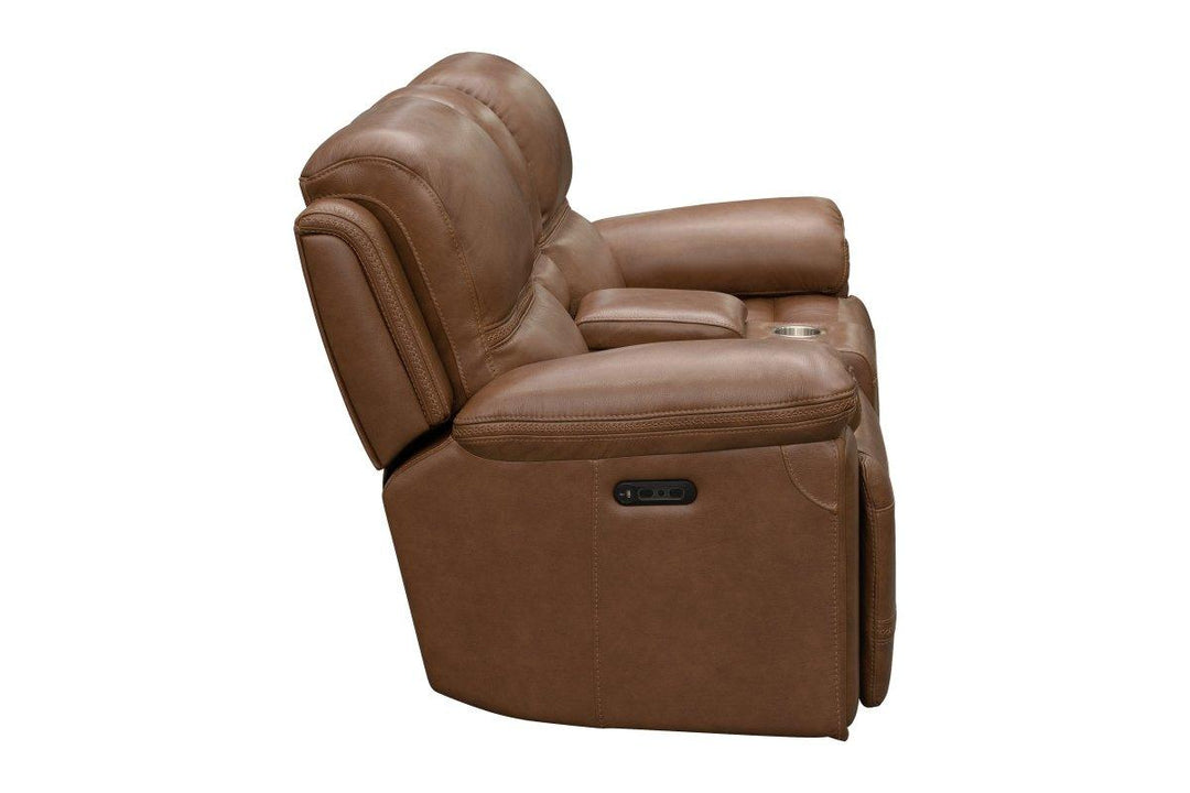Sedrick Power Reclining Console Loveseat - AmericanHomeFurniture