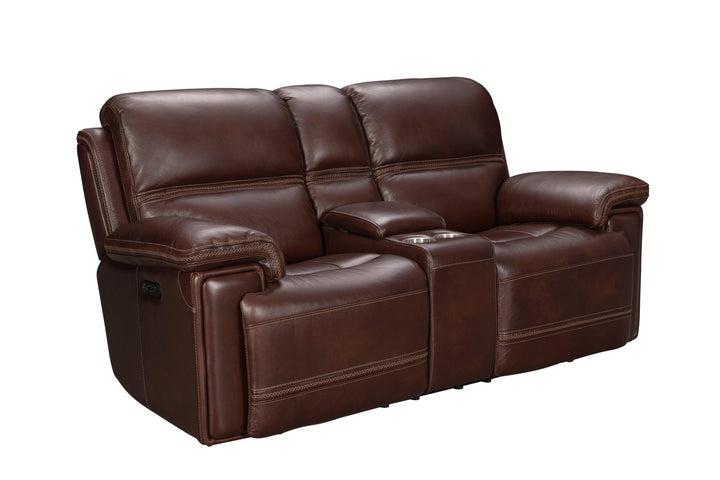 Sedrick Power Reclining Console Loveseat - AmericanHomeFurniture