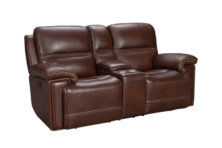 Sedrick Power Reclining Console Loveseat - AmericanHomeFurniture