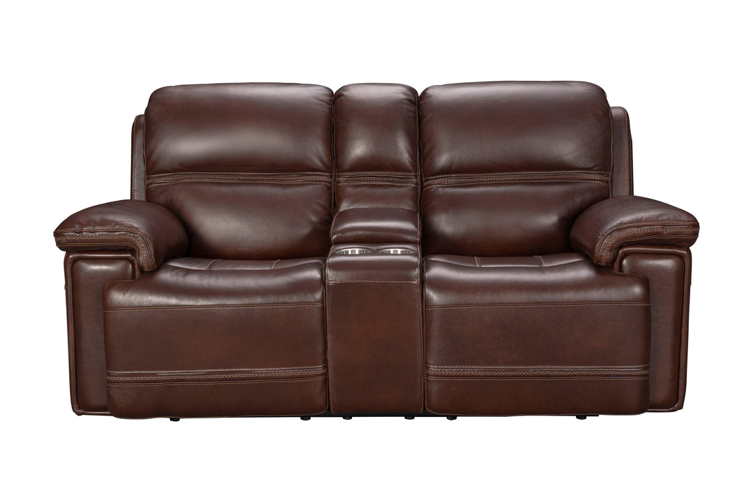 Sedrick Power Reclining Console Loveseat - AmericanHomeFurniture