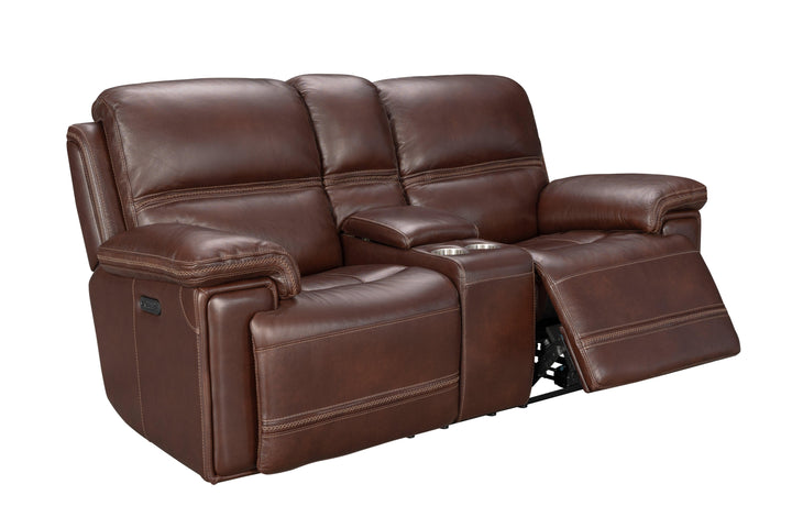 Sedrick Power Reclining Console Loveseat - AmericanHomeFurniture
