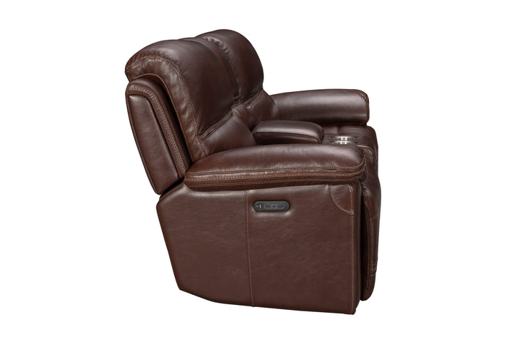 Sedrick Power Reclining Console Loveseat - AmericanHomeFurniture