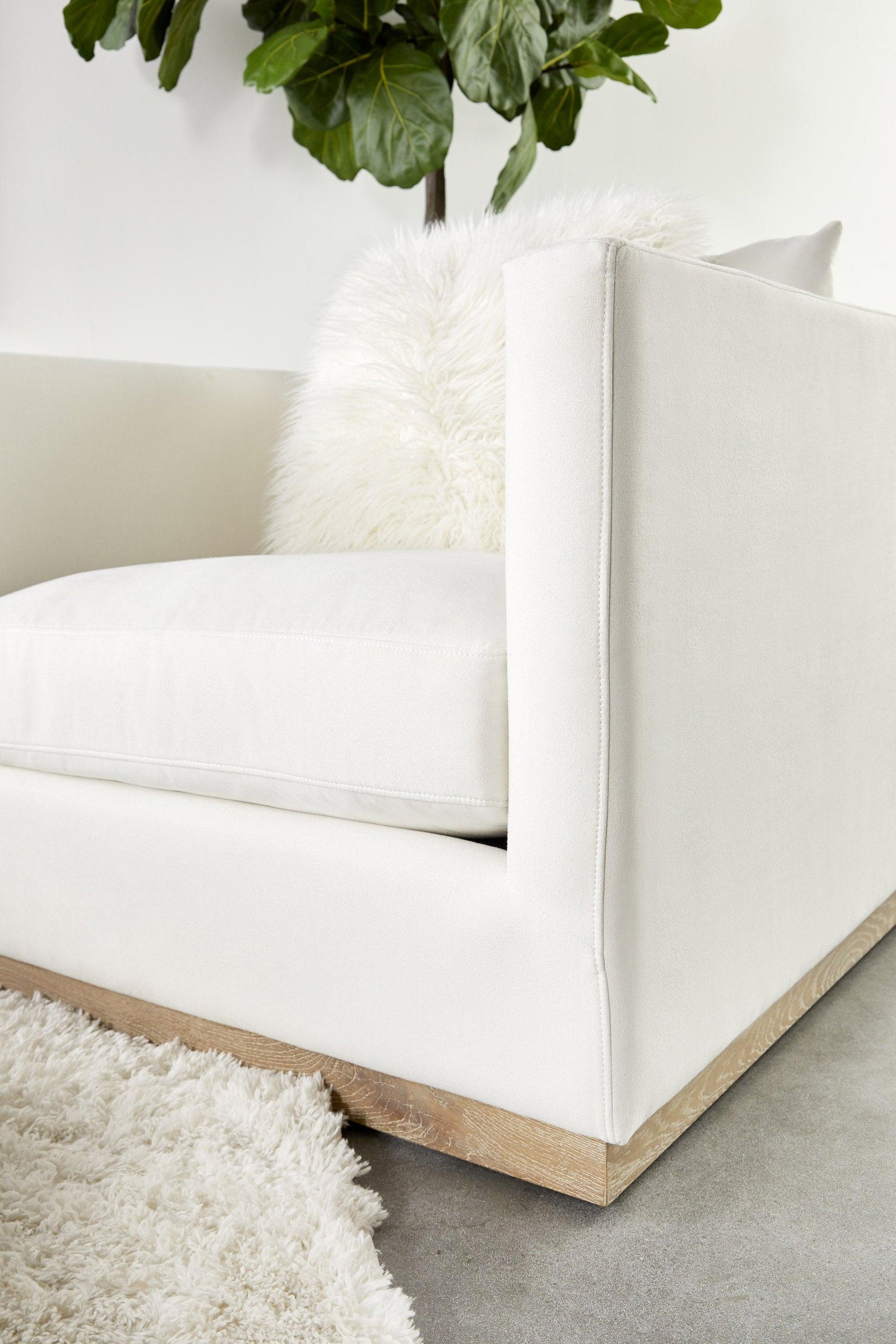 Essentials For Living - Siena Plinth Base Sofa Chair - 6607-1.LMIVO/NG | American Home Furniture