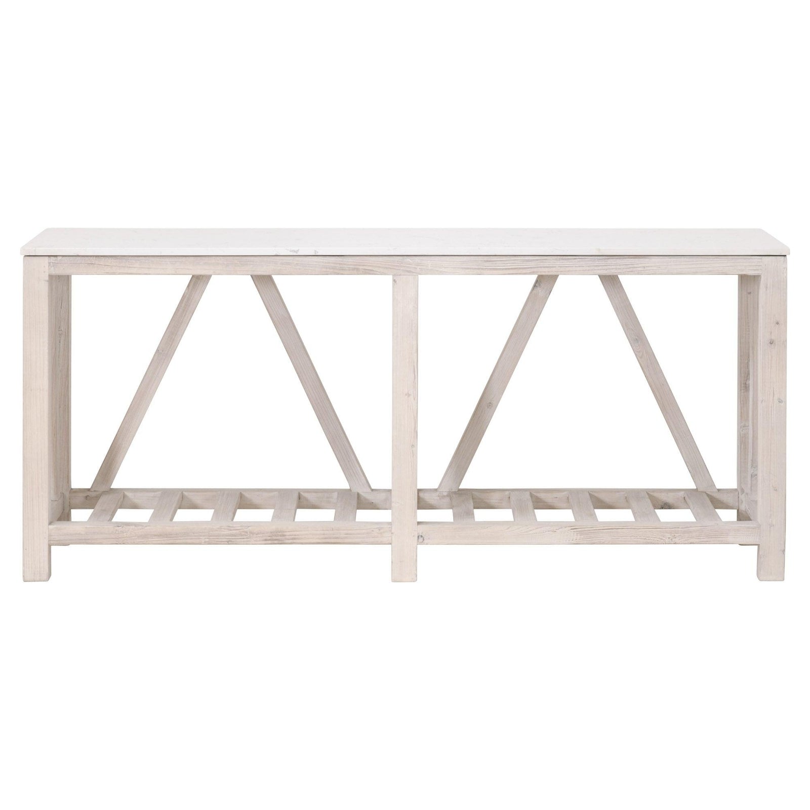 Essentials For Living - Spruce Console Table - 8021.WW-PNE/WHTQ | American Home Furniture