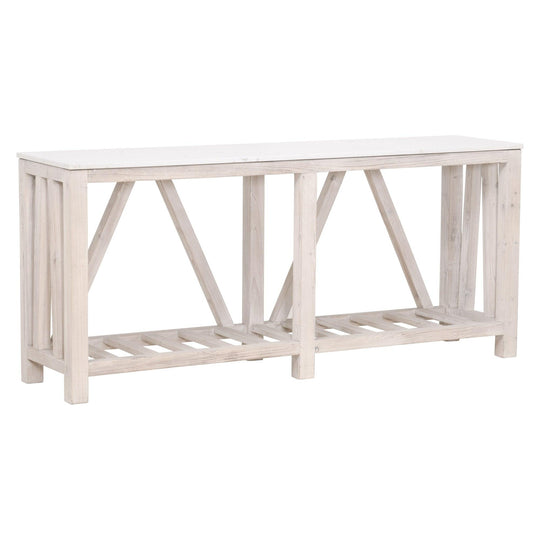 Essentials For Living - Spruce Console Table - 8021.WW-PNE/WHTQ | American Home Furniture