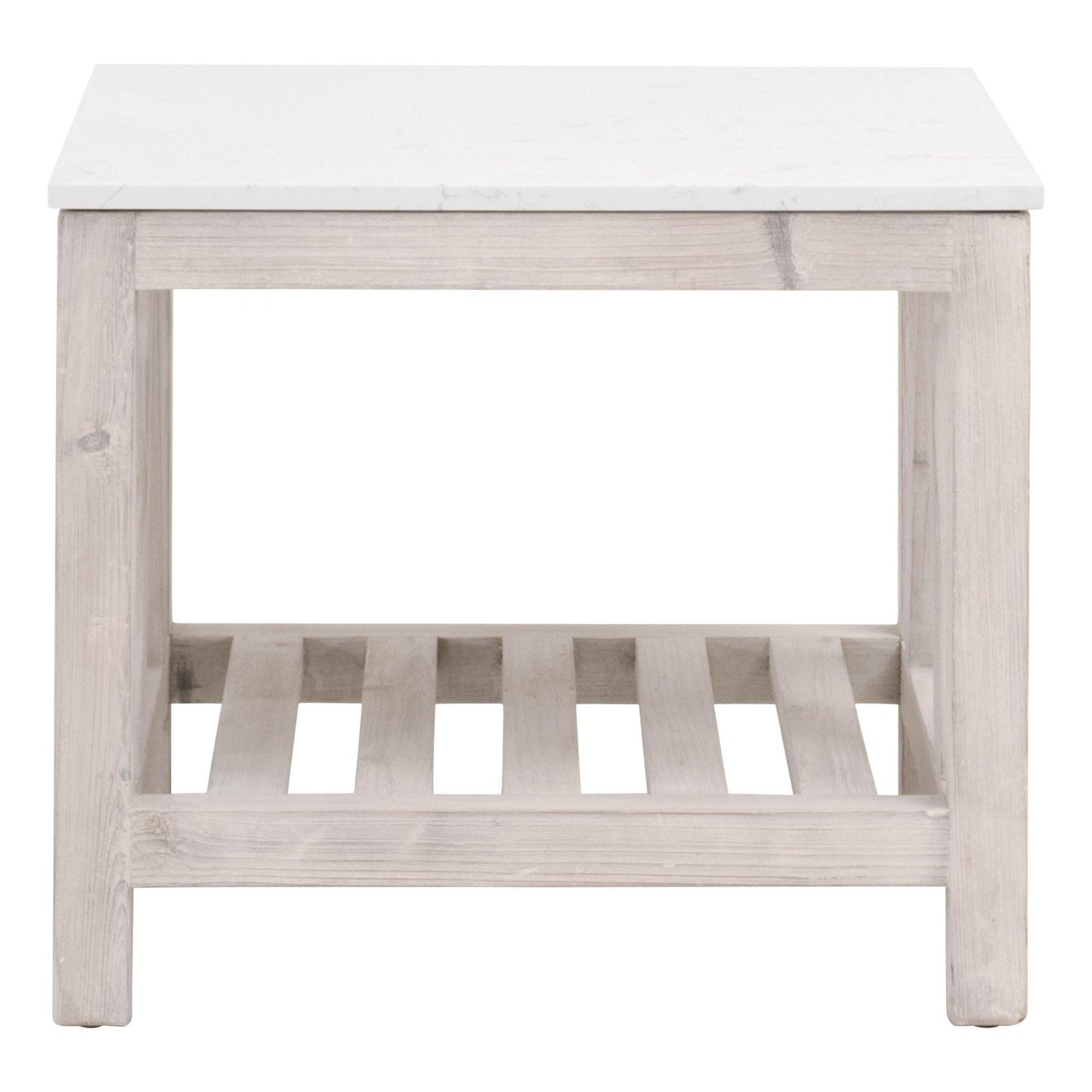 Essentials For Living - Spruce End Table - 8020.WW-PNE/WHTQ | American Home Furniture