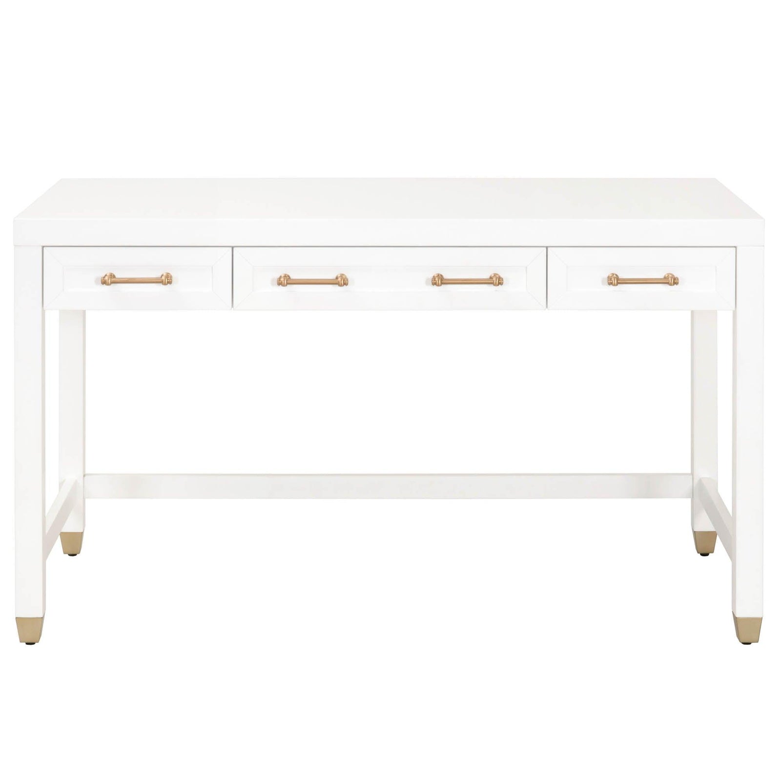 Essentials For Living - Stella Desk - 6137.WHT/BBRS | American Home Furniture