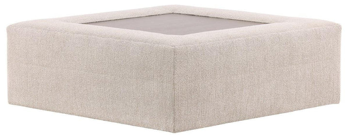 Topper Oatmeal Fabric / Flaxen Stone Finish