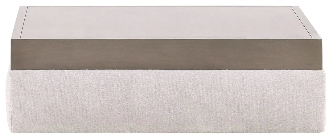 American Home Furniture Vanguard Furniture Lucy Square Bumper w/Wood Tray