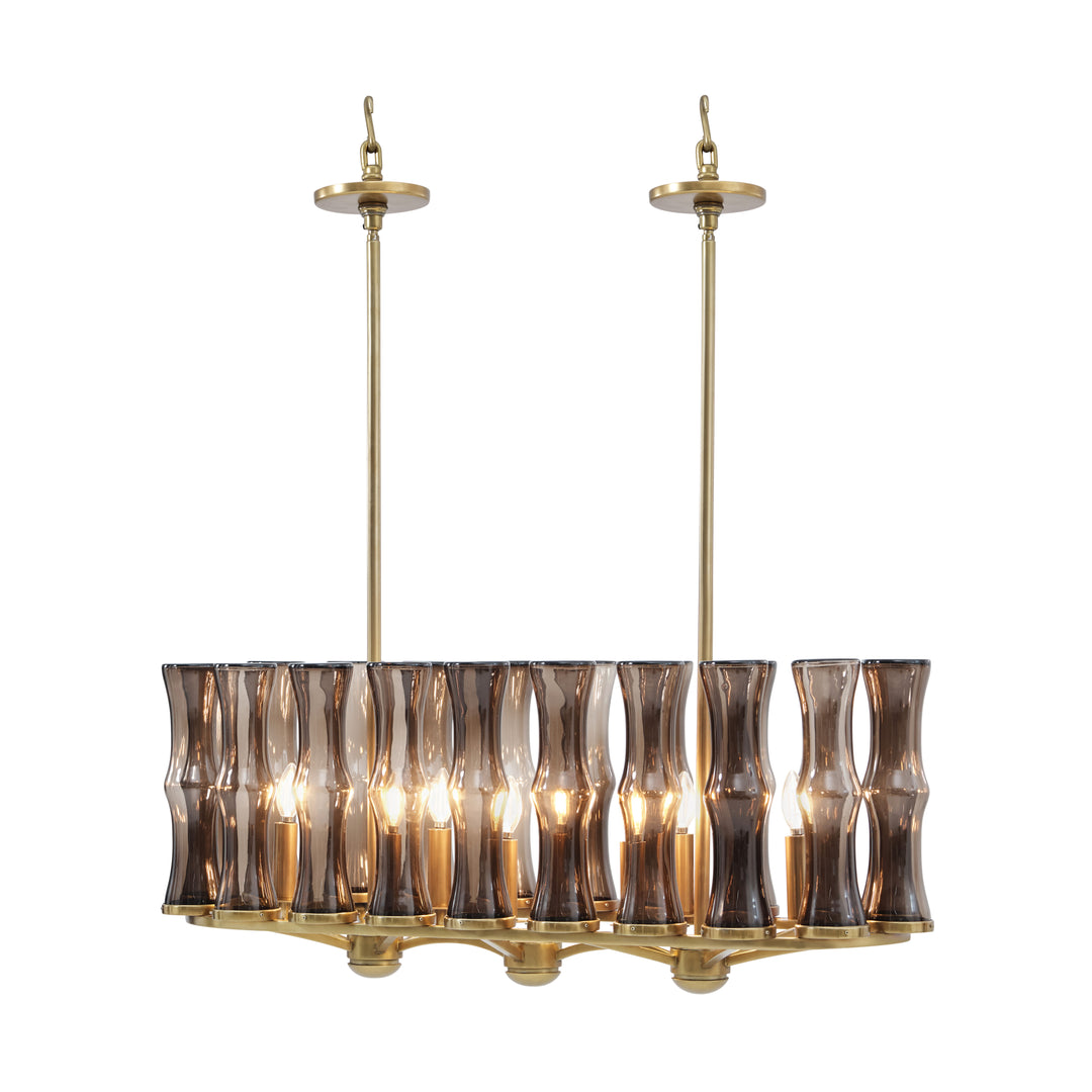 American Home Furniture | Theodore Alexander - Preston Ovale 8 Light Chandelier 