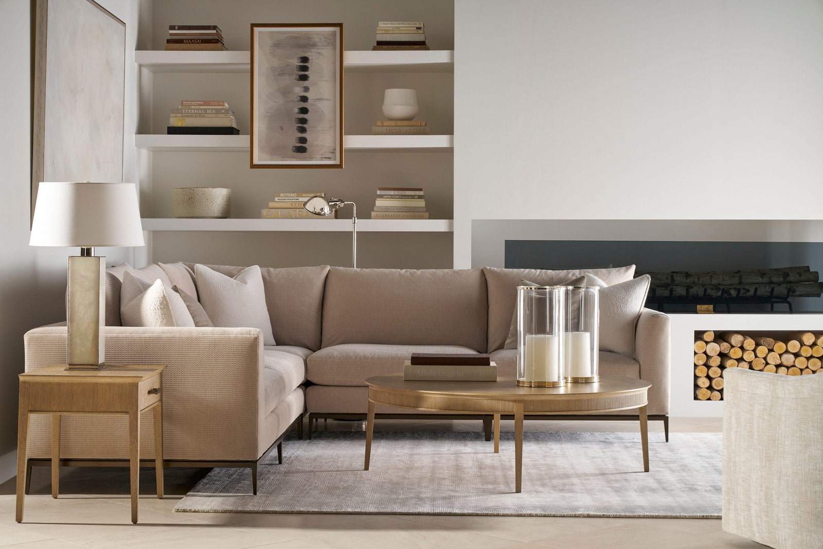 Theodore Alexander Balboa One-Drawer Side Table ACCENT TABLES