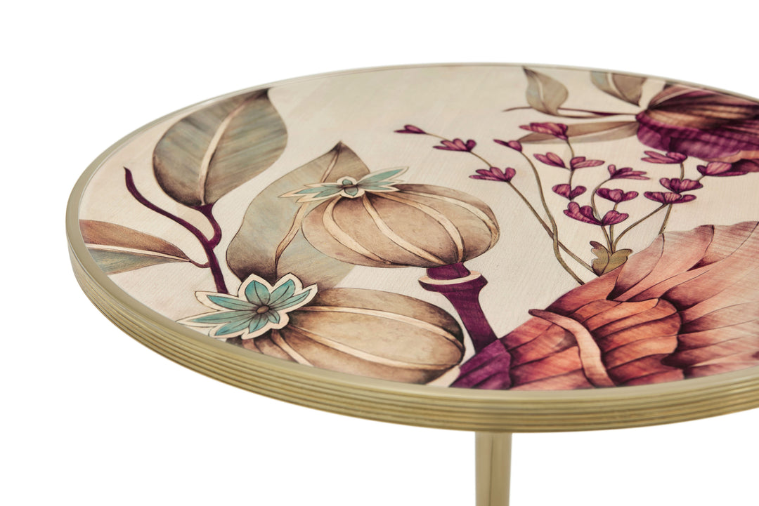 American Home Furniture | Theodore Alexander - Bouquet Side Table