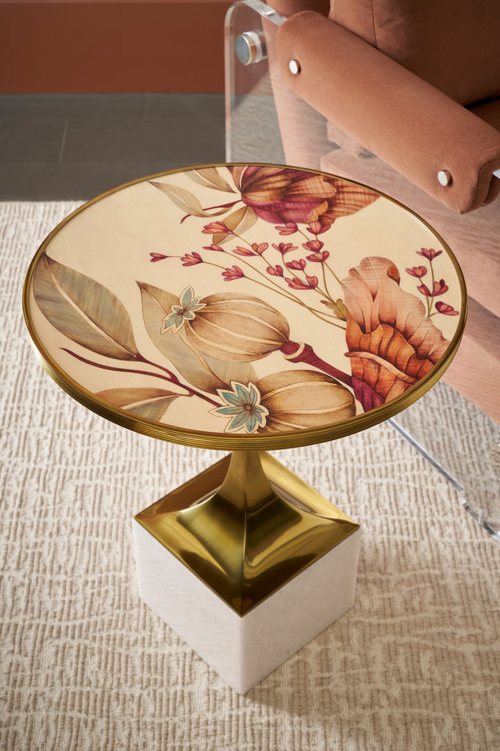 American Home Furniture | Theodore Alexander - Bouquet Side Table