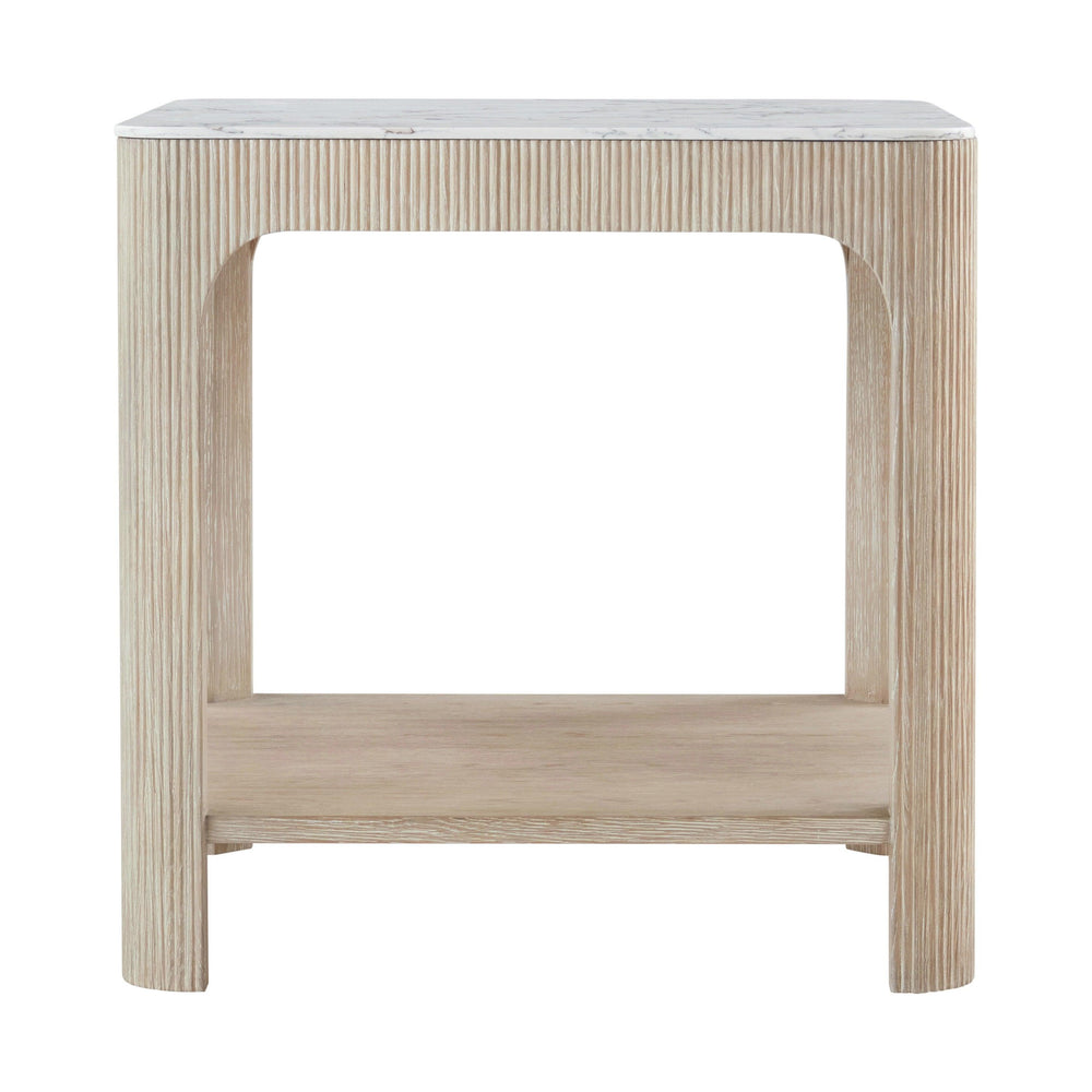 Horizon Square Quartz Side Table - AmericanHomeFurniture