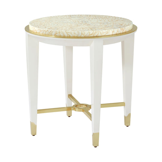 Theodore Alexander Judith Leiber Round Side Table ACCENT TABLES