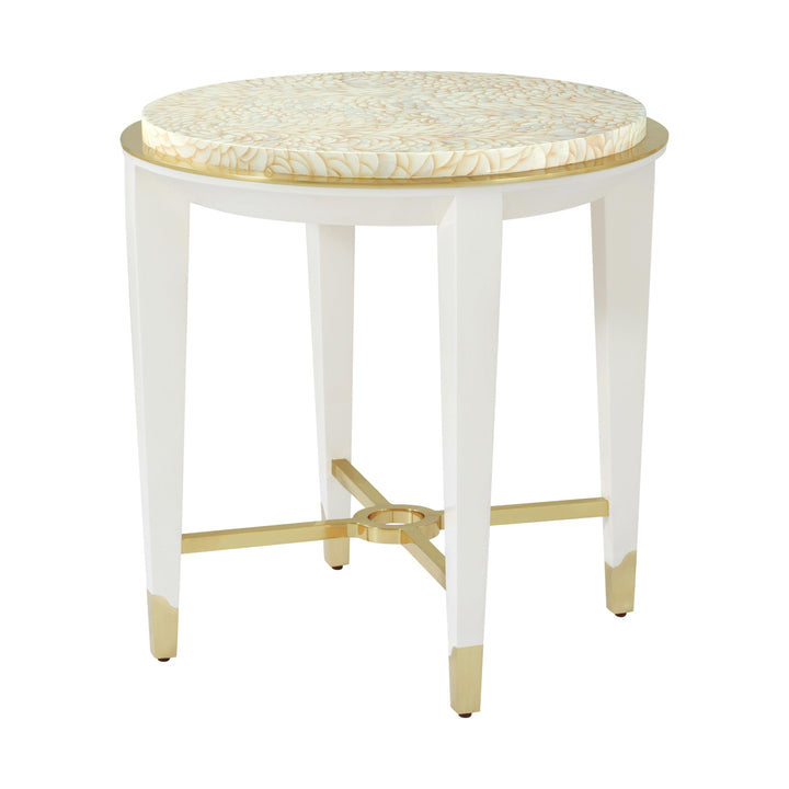 Judith Leiber Round Side Table - AmericanHomeFurniture