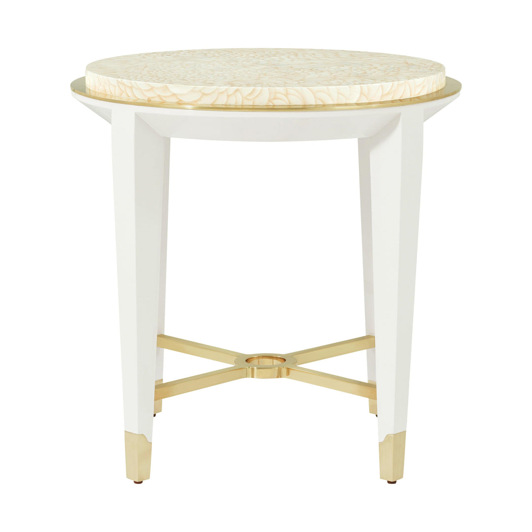 Judith Leiber Round Side Table - AmericanHomeFurniture
