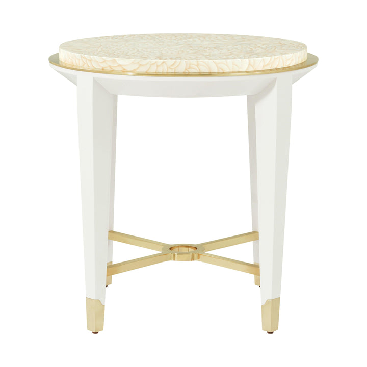 Judith Leiber Round Side Table - AmericanHomeFurniture