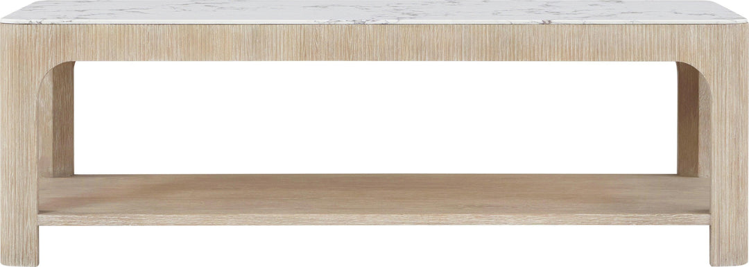 Horizon Square Quartz Cocktail Table - AmericanHomeFurniture