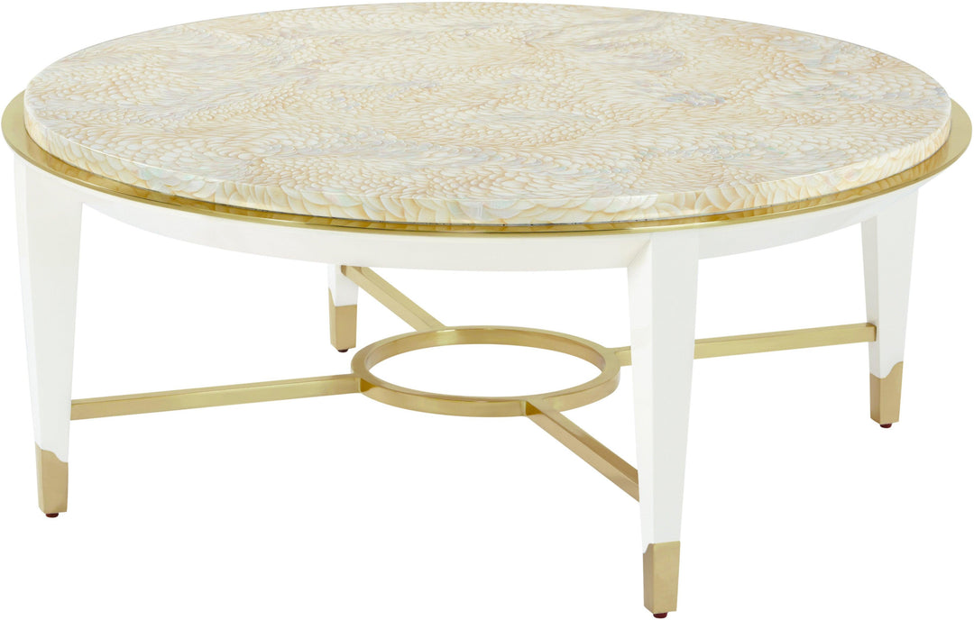 Judith Leiber Round Cocktail Table - AmericanHomeFurniture