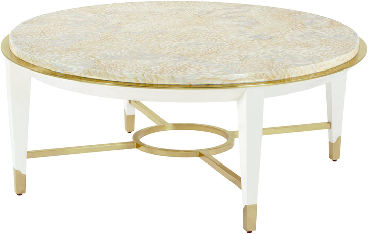 Judith Leiber Round Cocktail Table - AmericanHomeFurniture