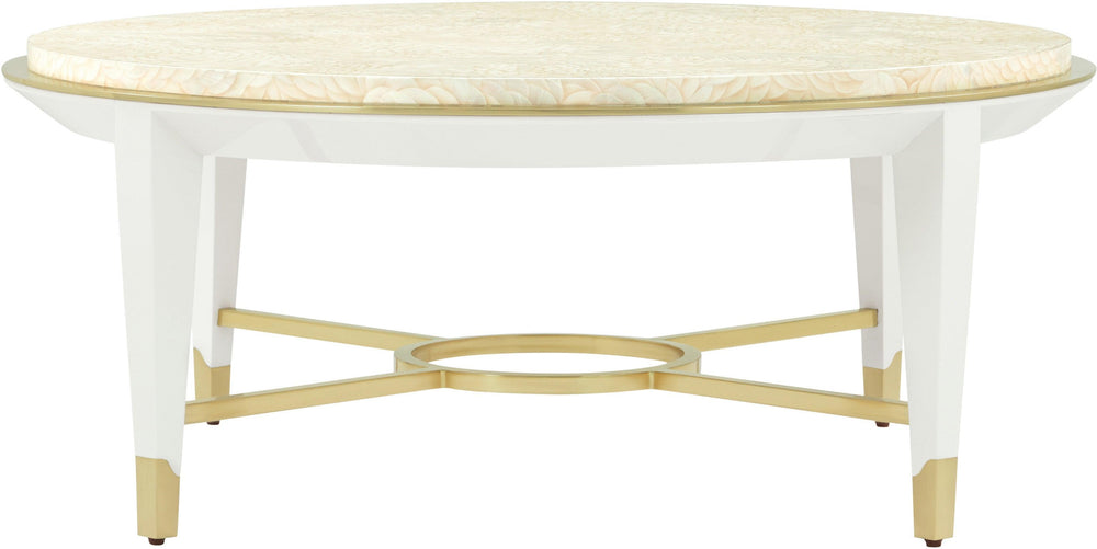 Judith Leiber Round Cocktail Table - AmericanHomeFurniture