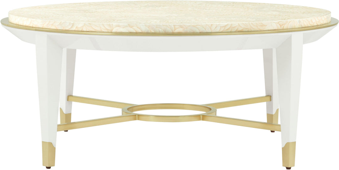 Judith Leiber Round Cocktail Table - AmericanHomeFurniture